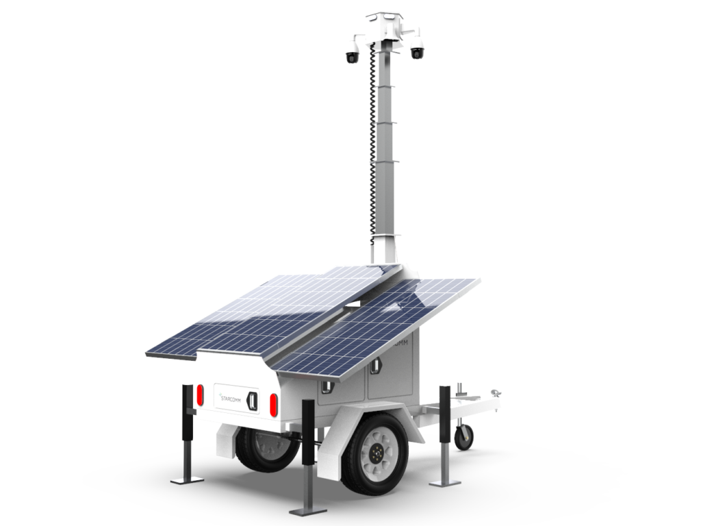 STARCOMM solar security trailers